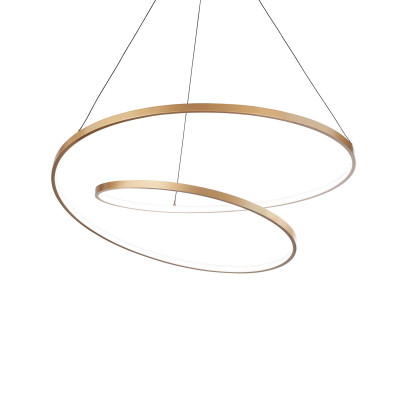 Oz Sp D080 On-Off Ottone 3000K Lampada a sospensione