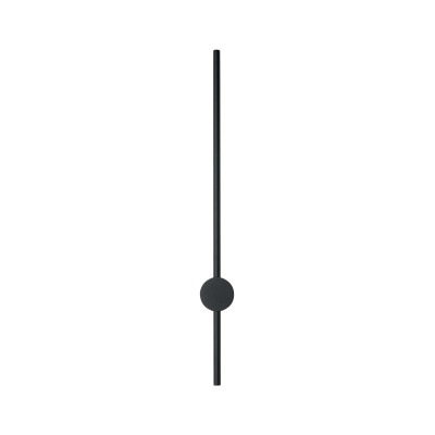 Essence Ap Round D075 Luce Ind. Nero 3000K Lampada da parete