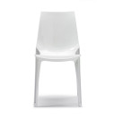 Sedia Vanity Chair Bianco lucido