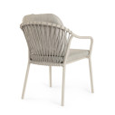Sedia con braccioli Edvige Pelican Bizzotto vista