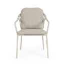 Sedia con braccioli Edvige Pelican Bizzotto vista