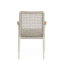 Sedia con braccioli Maddox Pelican Bizzotto vista