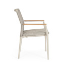Sedia con braccioli Maddox Pelican Bizzotto vista