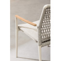 Sedia con braccioli Maddox Pelican Bizzotto dettaglio