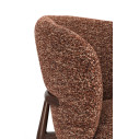 Sedia Amalia Noce-Terracotta Bizzotto dettaglio