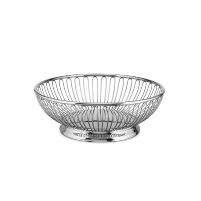 Alessi 826/15 Cestino a filo rotondo in acciaio Inox