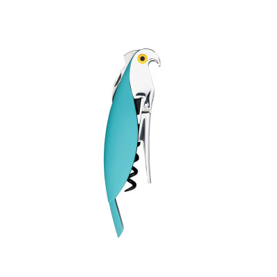 Alessi AAM32 AZ Parrot Cavatappi Sommelier Azzurro