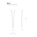 Appendiabiti Lost T7412 Tonin Casa dimensioni