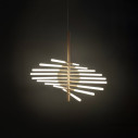 Bianca Twist Large lampada a sospensione Contardi ambientazione