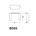 Bisel Consolle 119x42x80 Glas dimensioni