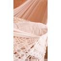 La Siesta Bossanova Latte Amaca King Size in cotone biologico ambientazione