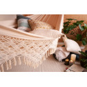 La Siesta Bossanova Latte Amaca King Size in cotone biologico ambientazione