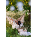 La Siesta Bossanova Latte Amaca King Size in cotone biologico ambientazione