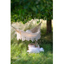 La Siesta Bossanova Latte Amaca King Size in cotone biologico ambientazione