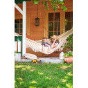 La Siesta Bossanova Latte Amaca King Size in cotone biologico ambientazione