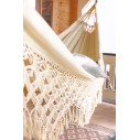 La Siesta Bossanova Latte Amaca King Size in cotone biologico ambientazione