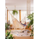 La Siesta Bossanova Latte Amaca King Size in cotone biologico ambientazione