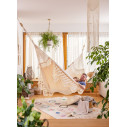La Siesta Bossanova Latte Amaca King Size in cotone biologico ambientazione