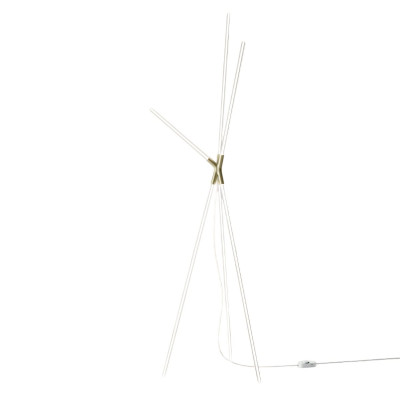 Brilliant lampada da terra Oro