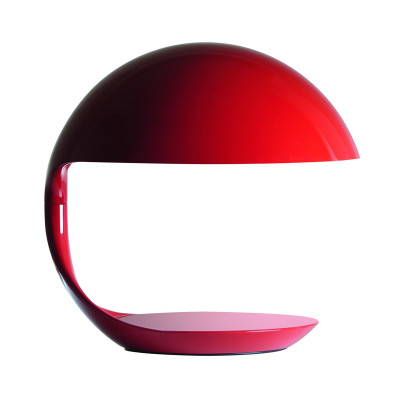 Cobra lampada da tavolo 629/RO rosso