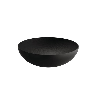 Alessi DUL02/25BT Double Ciotola a doppia parete in acciaio colorato Nero