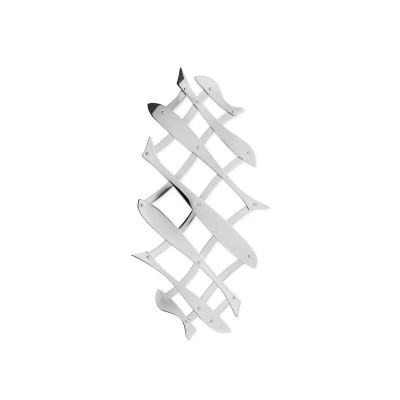 Alessi DUL03 Pescher Sottopentola estensibile in acciaio Inox