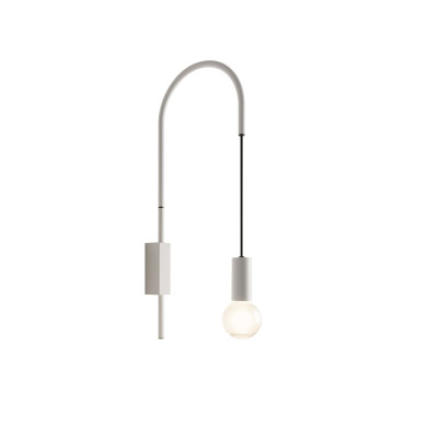 Filo Lampada da parete H 61,2 E27 Bianco