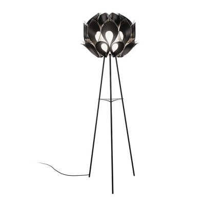 Flora Floor lampada da terra Black