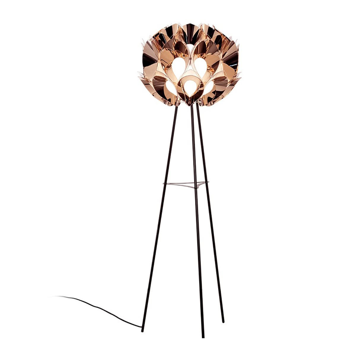 Flora Floor lampada da terra Copper