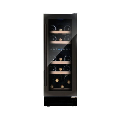 Dunavox Flow-17 cantina vino 17 bottiglie sottopiano Full glass Nera