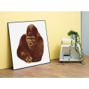 Danese Frame Cornice per serigrafie 70x70 Danese Milano ambientazione tipo con serigrafia Il Gorilla