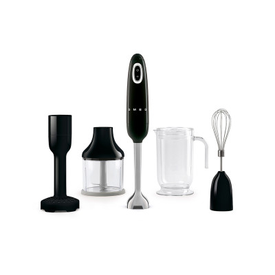 Frullatore a immersione con accessori Smeg HBF03BLEU Nero