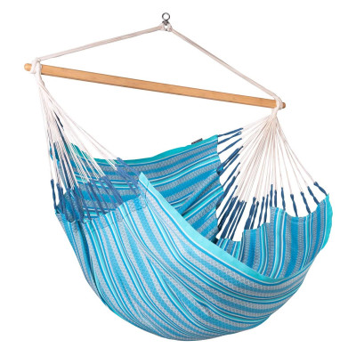La Siesta Habana Azure Poltrona sospesa Kingsize in cotone biologico