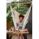 La Siesta Habana Latte Poltrona sospesa Basic in cotone biologico ambientazione