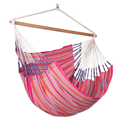 La Siesta Habana Flamingo Poltrona sospesa Kingsize in cotone biologico