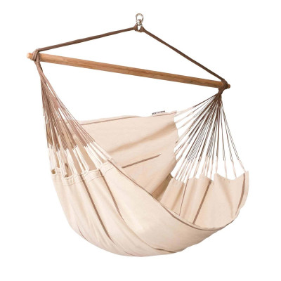 La Siesta Habana Nougat Poltrona sospesa Kingsize in cotone biologico