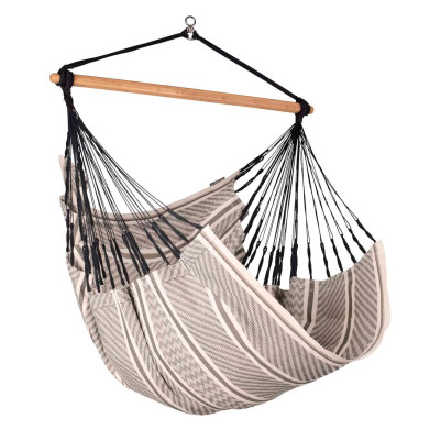 La Siesta Habana Zebra Poltrona sospesa Kingsize in cotone biologico
