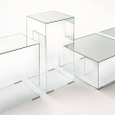 Illusion Tavolino 39x39x80 Glas dettaglio