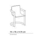Jumbo Sedia Mogg dimensioni