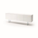 Magic Box Mobile contenitore 4 ante con gambe Glas vista