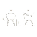 Melrose Rope Armchair Grattoni dimensioni