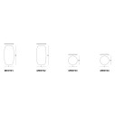 Menteur Specchio Glas dimensioni
