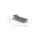 Moon Teak lettino Talenti Outdoor dimensioni