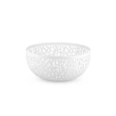 Alessi MSA04/29 W Cactus! Fruttiera in acciaio colorato Bianco