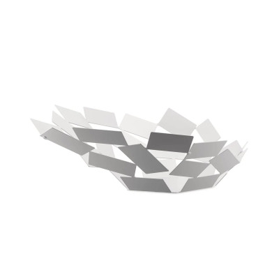 Alessi MT03 W La Stanza dello Scirocco Centrotavola in acciaio colorato Bianco