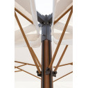 Ombrellone Wood Double 3x6 Scolaro dettaglio