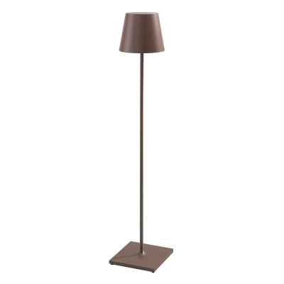 Poldina XXL Pro lampada da terra Corten