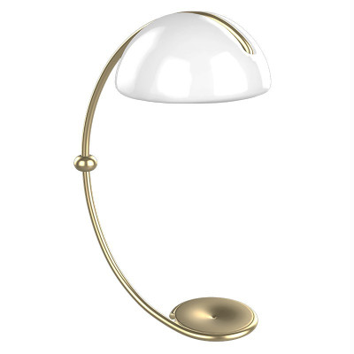 Serpente Oro Galvanizzato lampada da terra