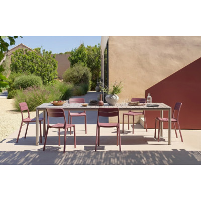 Set tavolo Tevere 147 Extensible con 6 Cassia Bistrot