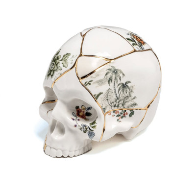 Skull Kintsugi Teschio Seletti